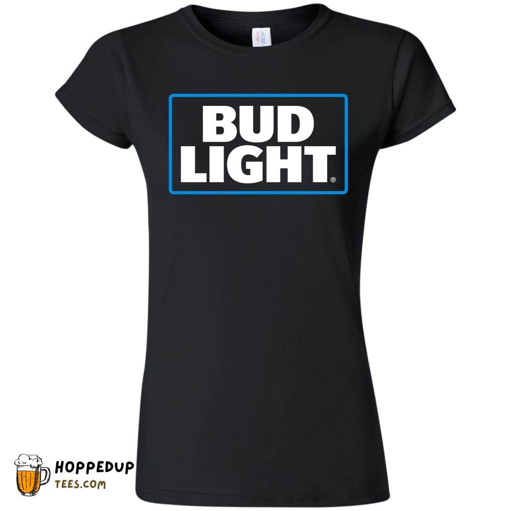 Bud Light Classic Logo Black Cotton T-Shirt HU