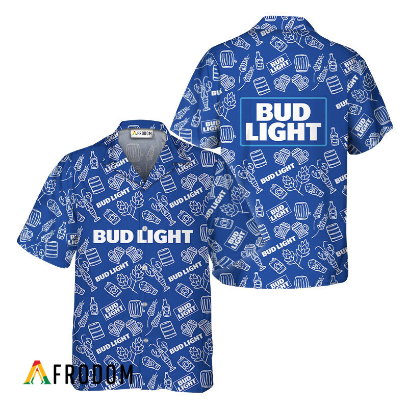 Bud Light Doodle Art Hawaiian Shirt HU
