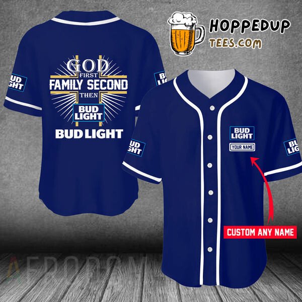 Bud Light Easter Sunday Themed Baseball Jersey Personalized Unique Design