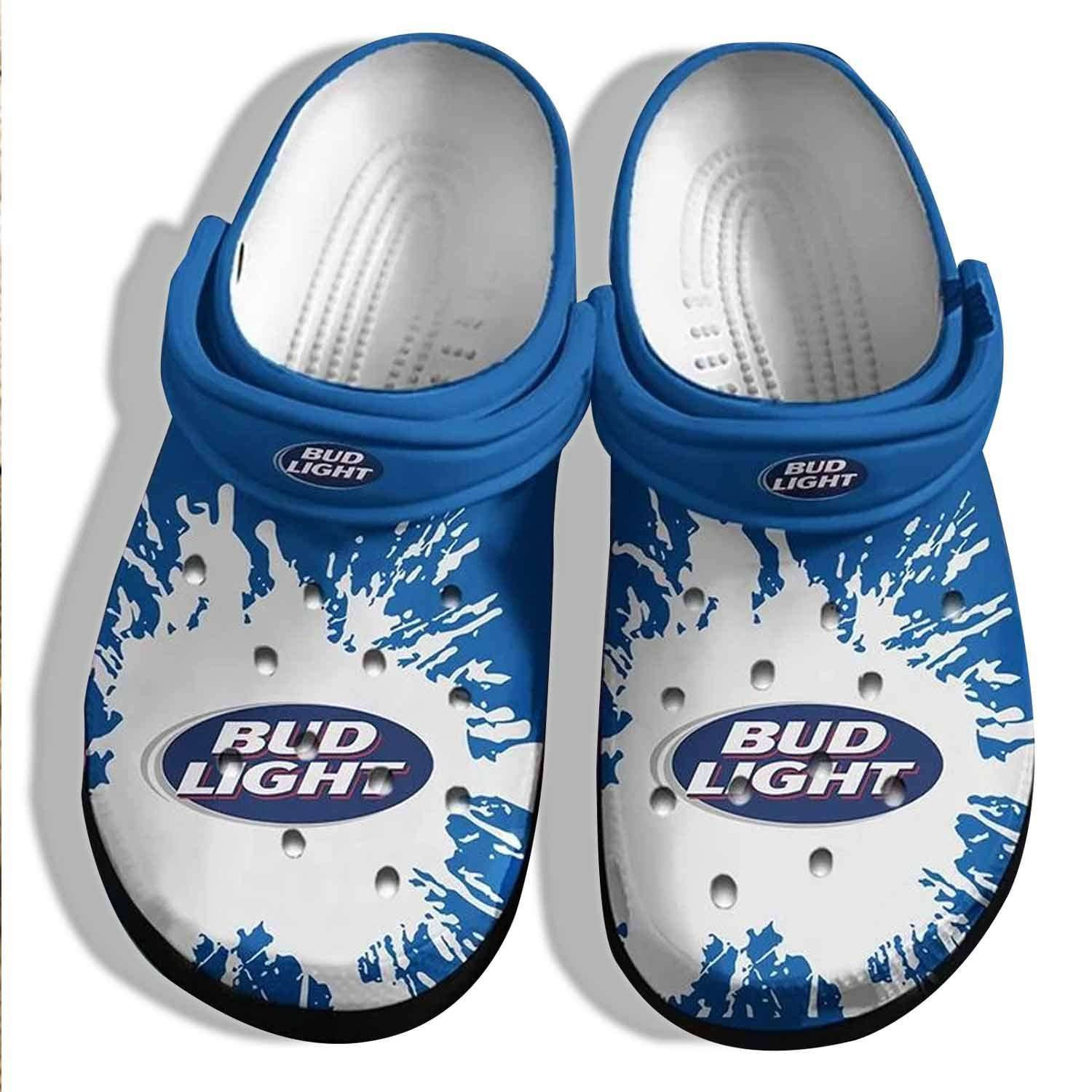 Bud Light Funny Beer Drinking Clogs HU