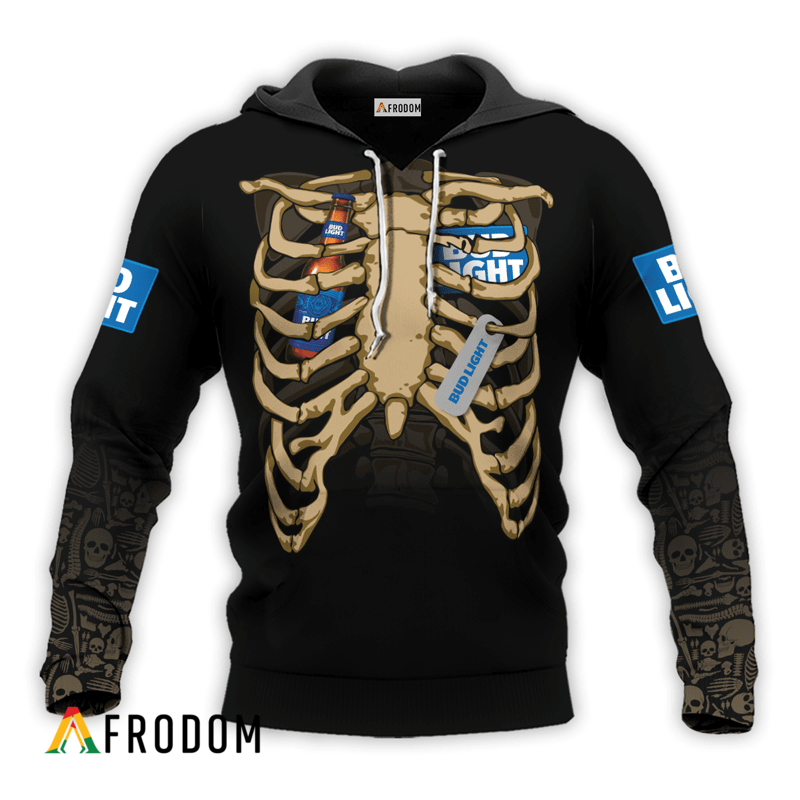 Bud Light Halloween Ribcage Hoodie HU