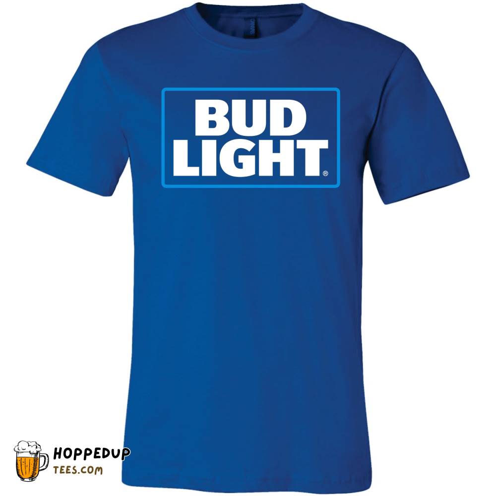 Bud Light Heather True Royal Cotton Tee HU