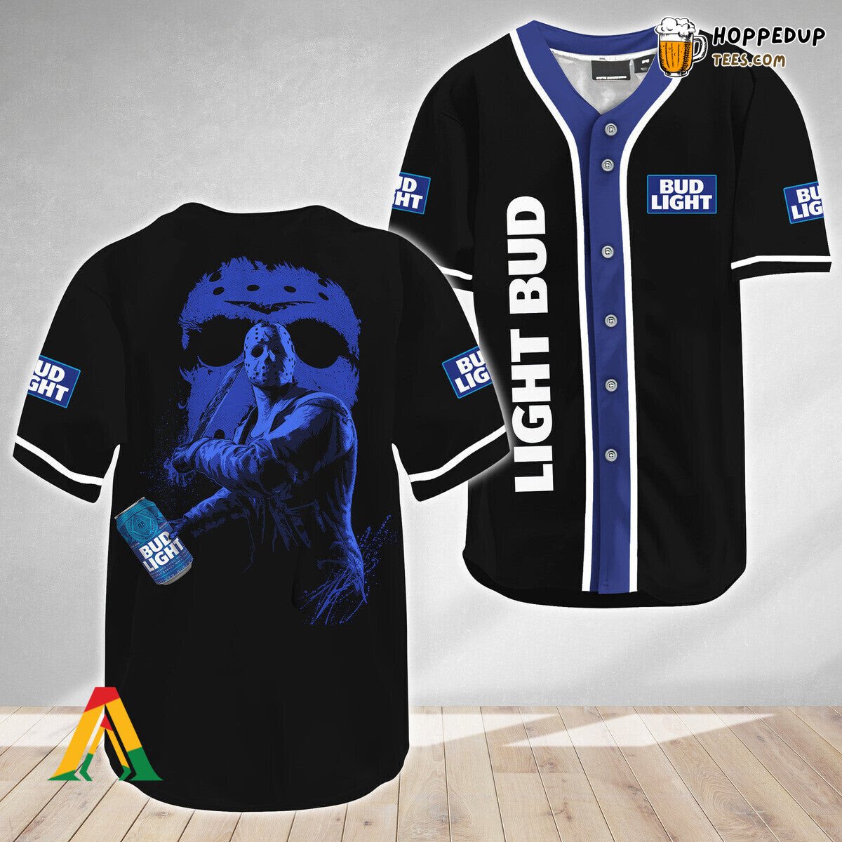 Bud Light Inspired Jason Voorhees Friday The 13th Baseball Jersey Look