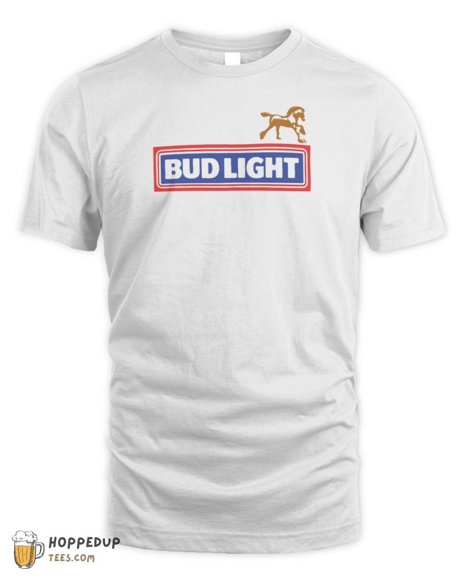 Bud Light Merch Golden Horse Tshirts