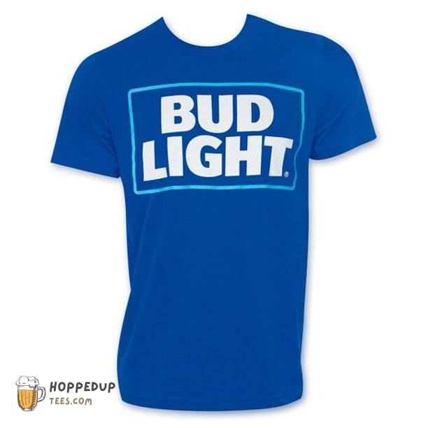 Bud Light New Royal Blue 2Xl Custom T Shirt
