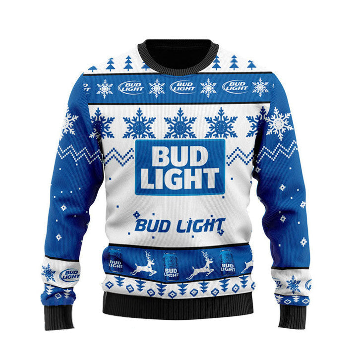 Bud Light Original Edition Ugly Christmas Sweater HU