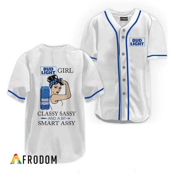 Bud Light Sassy and Classy Baseball Jersey HU