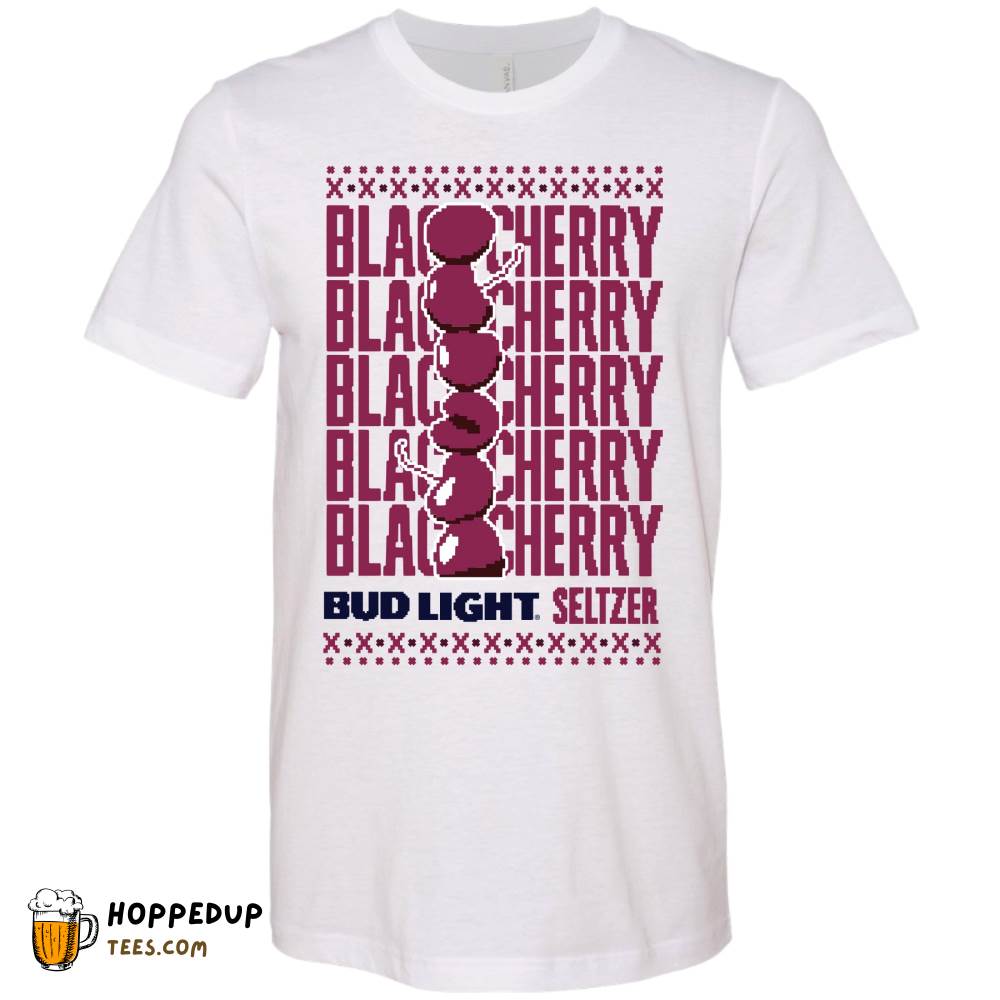Bud Light Seltzer Black Cherry Stack Tee HU