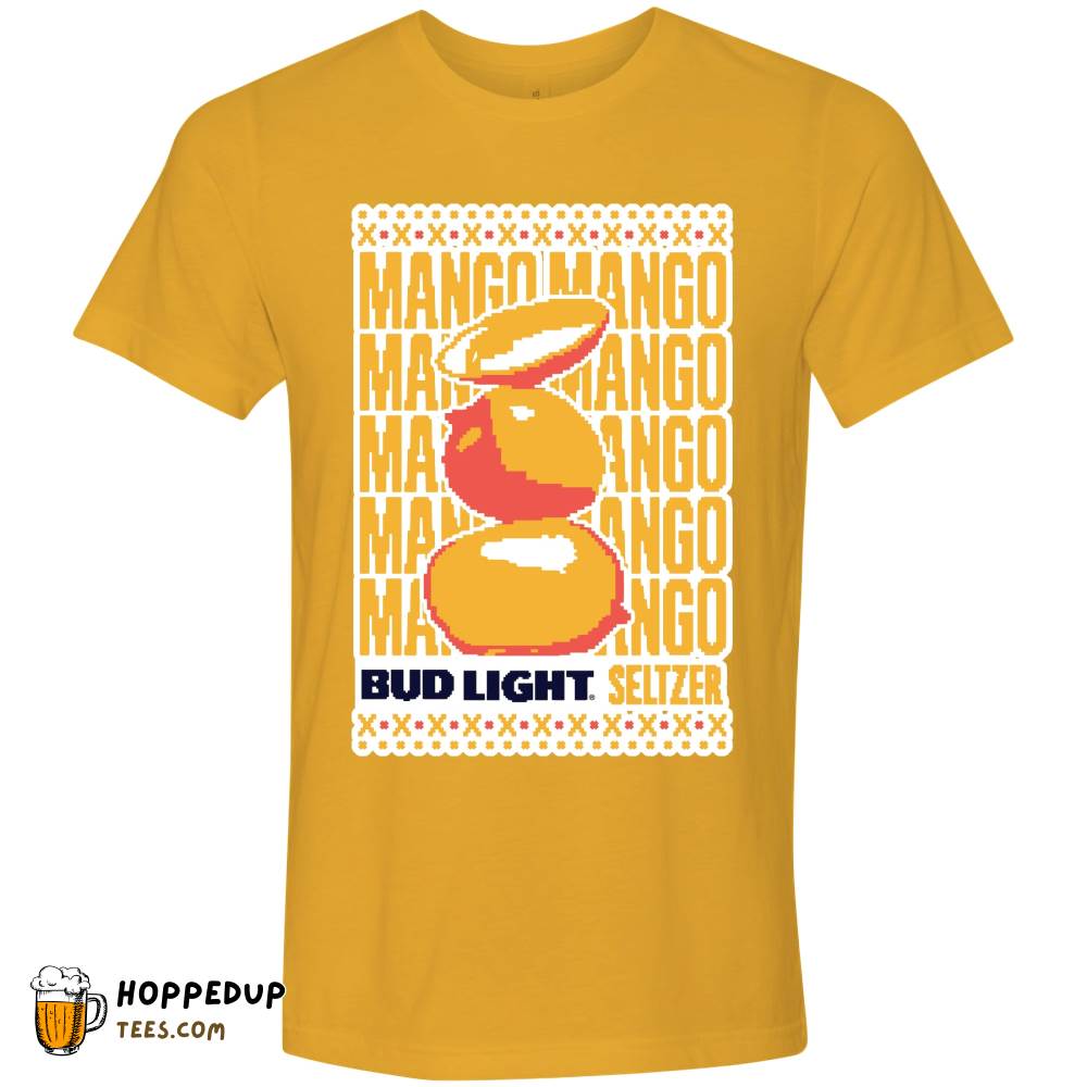 Bud Light Seltzer Mango Stack Gold Tee HU