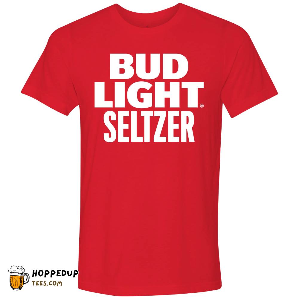 Bud Light Seltzer Turquoise One Color Logo Tee HU