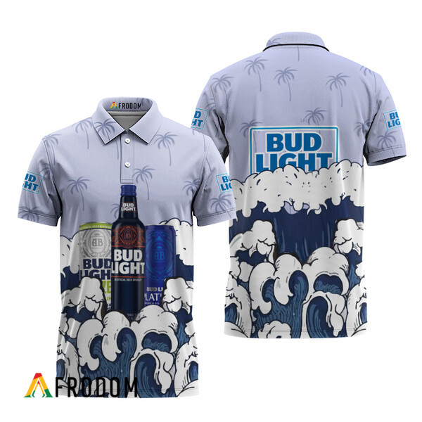 Bud Light Summer Waves Polo Shirt HU