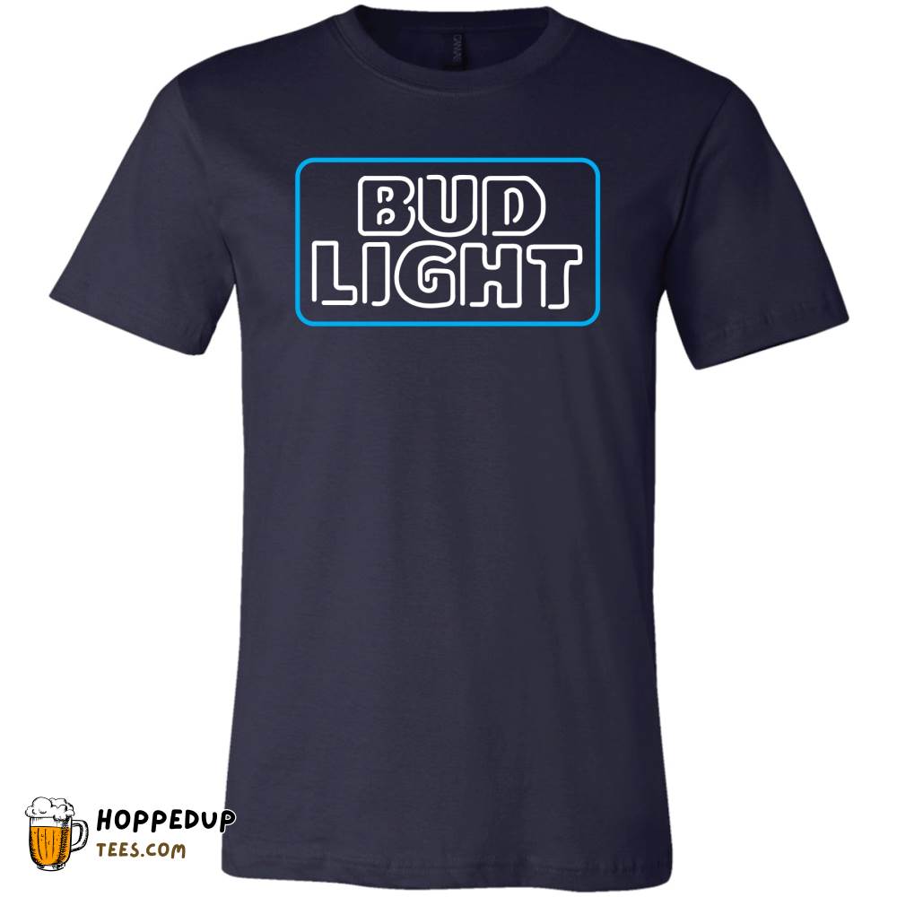 Bud Light Texas Neon Style Graphic Tee HU