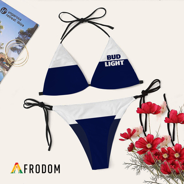Bud Light Triangle Bikini Set Swimsuit HU Bud Light Triangle Bikini Set Swimsuit HU