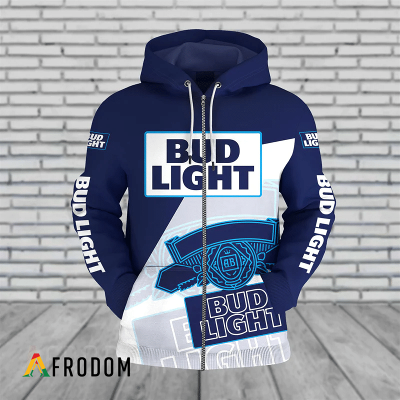 Bud Light Two-Style Hoodie: Pullover & Zip HU
