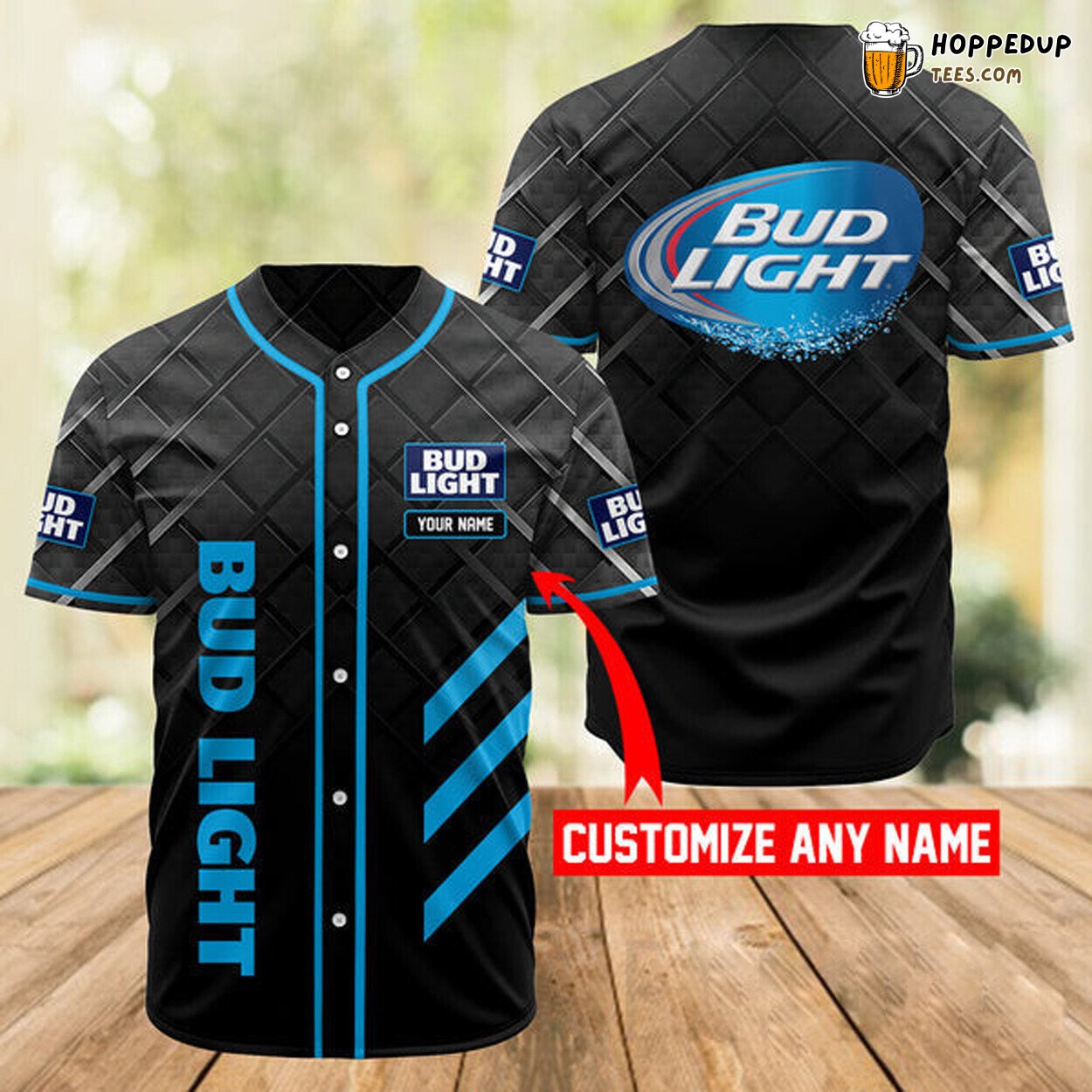 Bud Light Vintage Themed Personalized Unique Baseball Jersey Design
