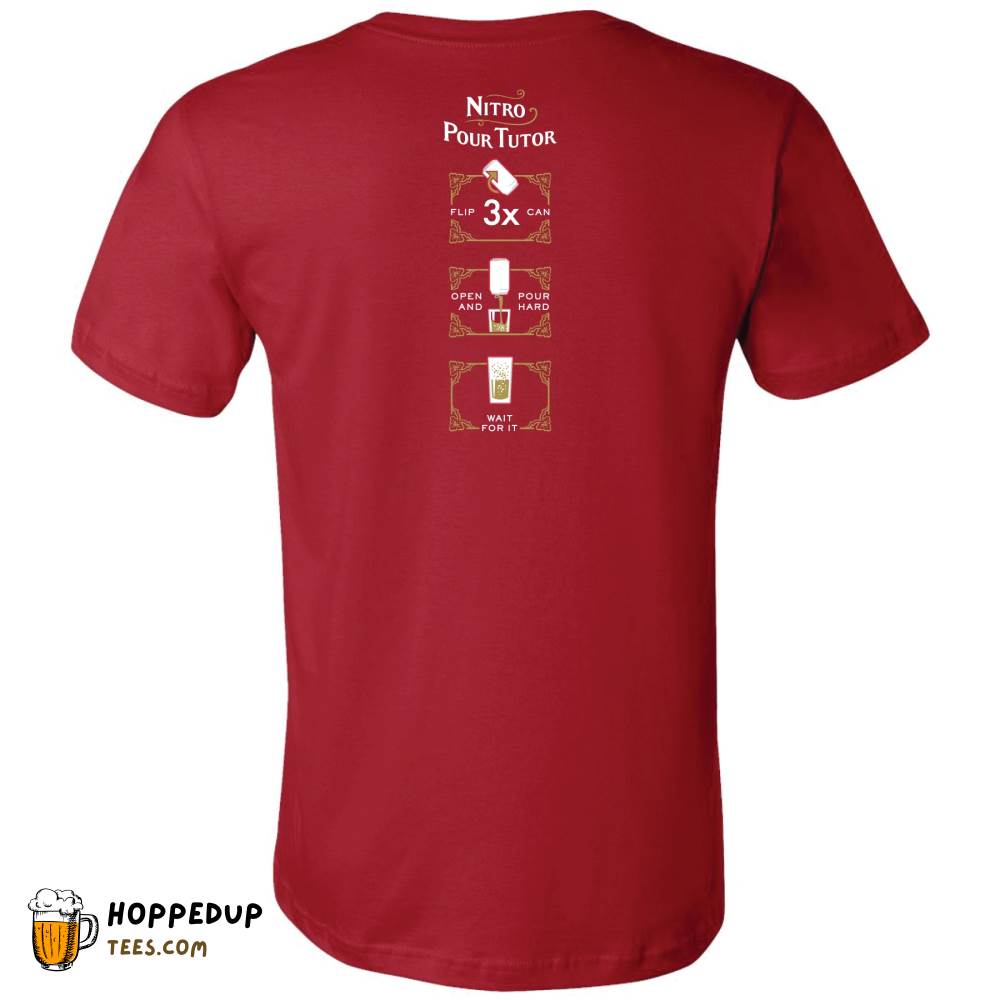 Bud Nitro Reserve Gold Label Red Two-Sided Tee HU
