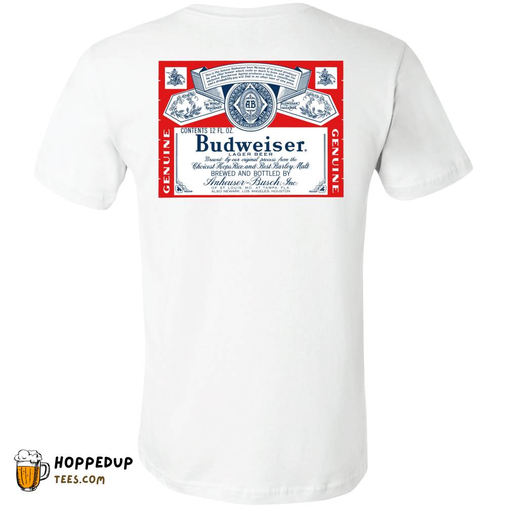 Budweiser 1966 Label White Cotton Tee – HU