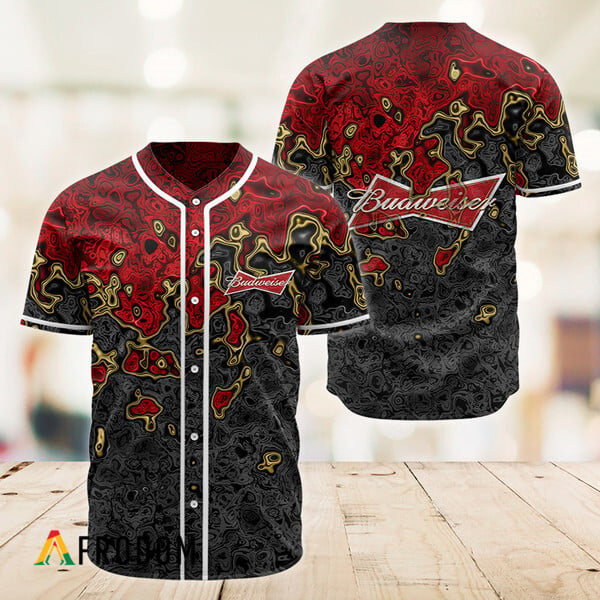 Budweiser Abstract Holographic Baseball Top HU