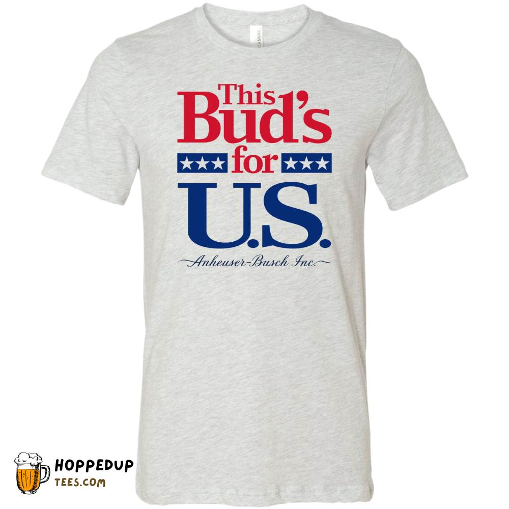 Budweiser American Flag Bud for USA White Tee – HU