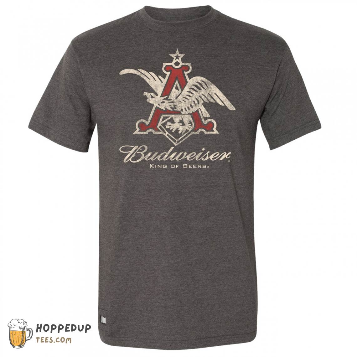 Budweiser Anheuser Busch Eagle Pop Top Graphic Tee