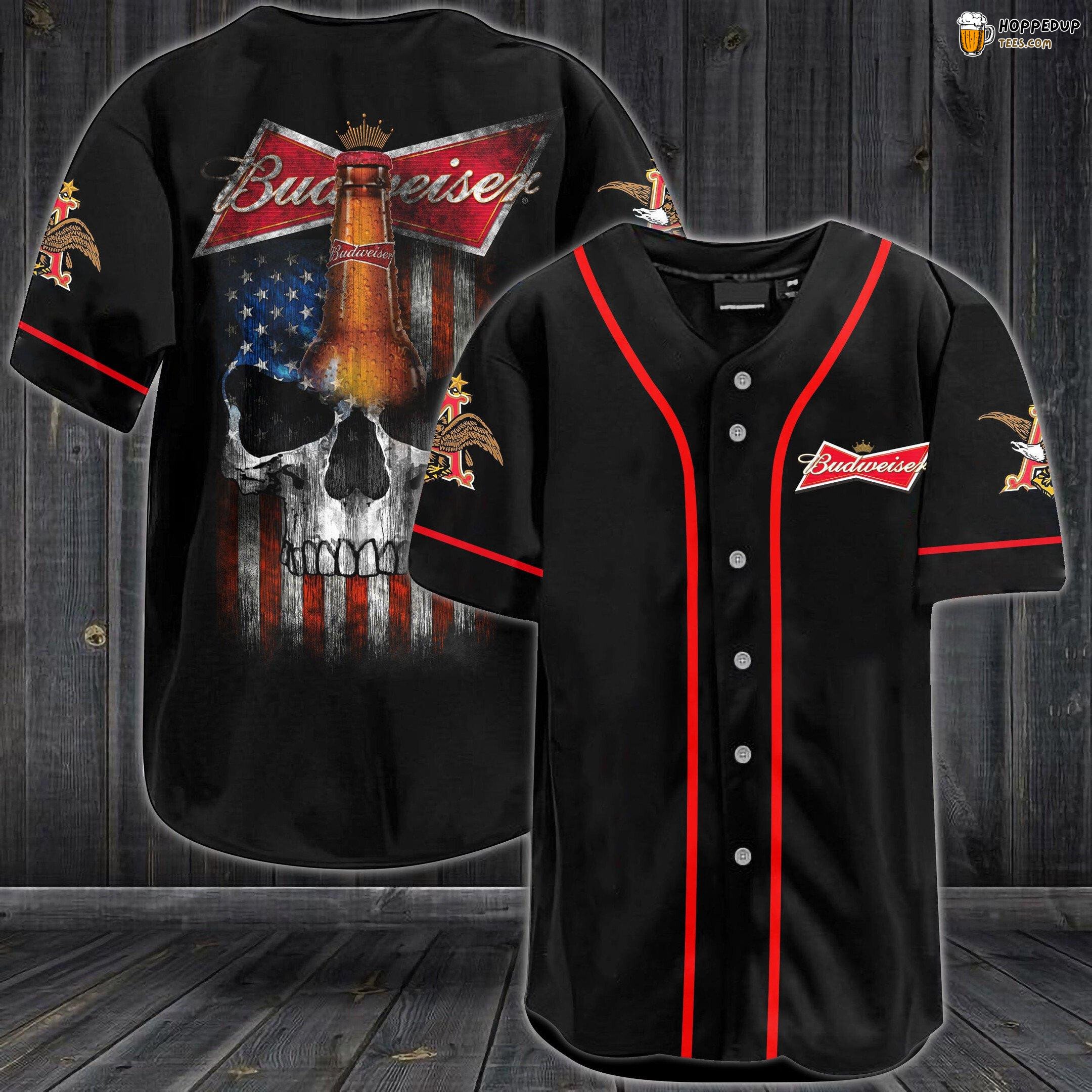 Budweiser Baseball Jersey BWS2503L1 Unisex Jersey Shirt