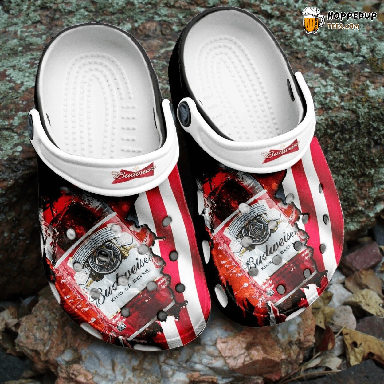 Budweiser Beer Comfortable Unique Clogs Durable Shoes Style