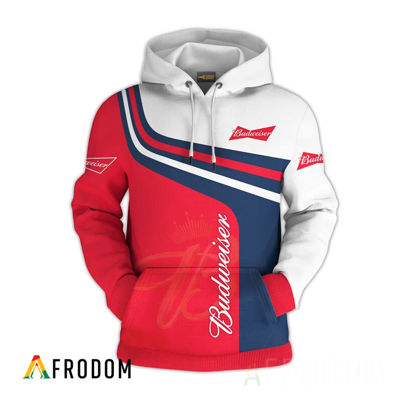 Budweiser Beer Inspired Pullover and Zip Hoodie HU