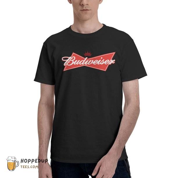 Budweiser Beer Logo Pattern T-shirts Beer Lover Gifts