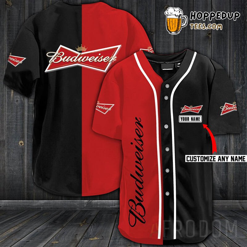 Budweiser Beer Monarch Unique Baseball Jersey Personalized Design Look