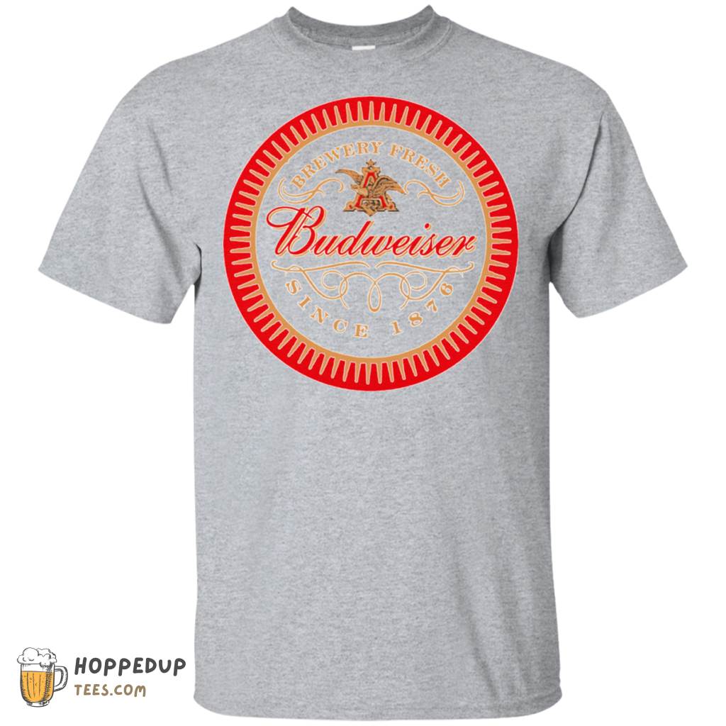 Budweiser Beer T-Shirt Celebrating Lager Excellence