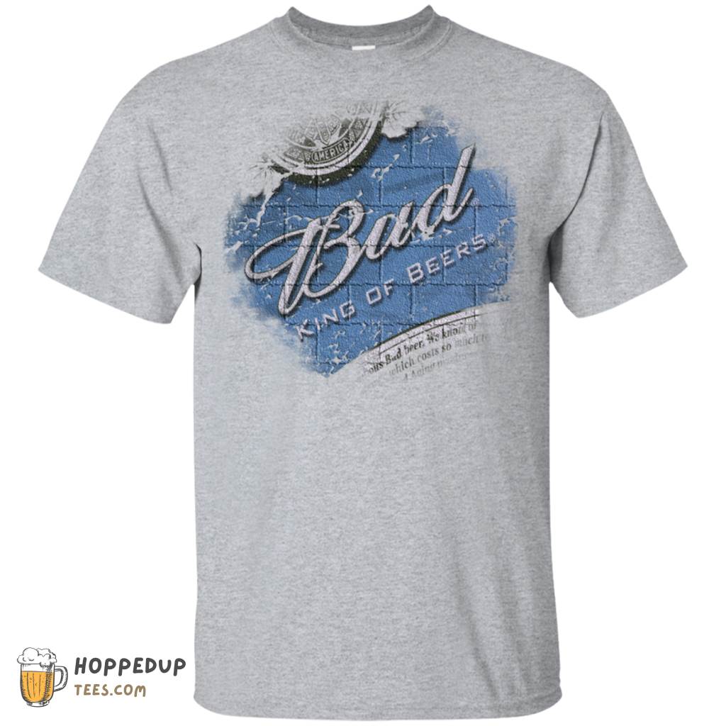 Budweiser Beer Tshirt with Iconic Lager Logo