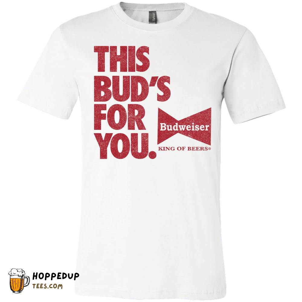 Budweiser Buds for You Red Cotton T-Shirt – HU