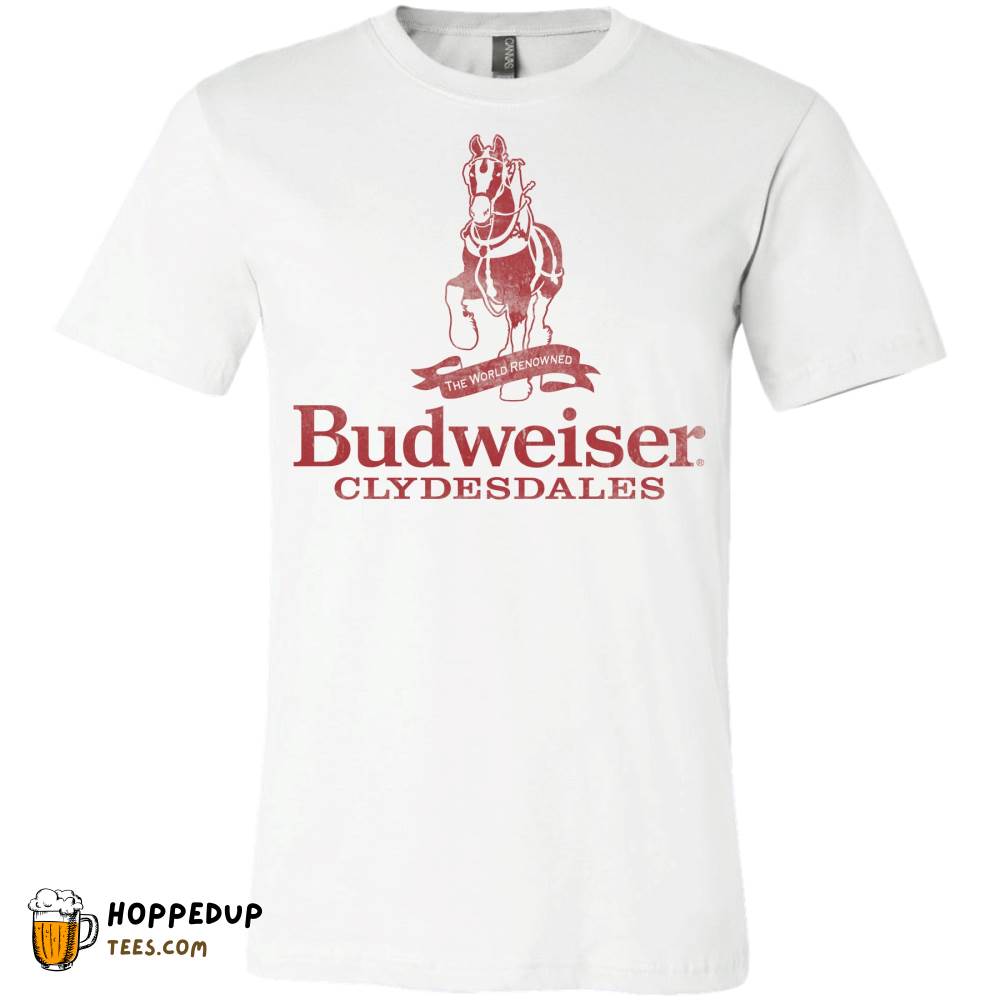 Budweiser Clydesdales Reverse White Tee HU