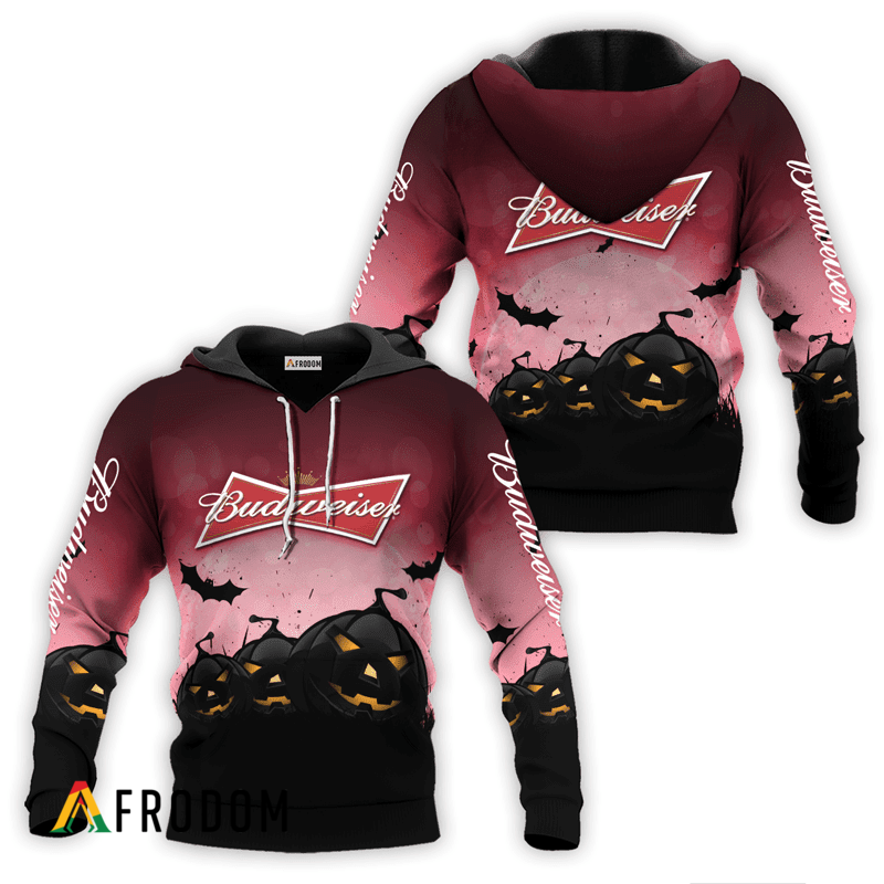 Budweiser Halloween Night Pumpkin Hoodie HU