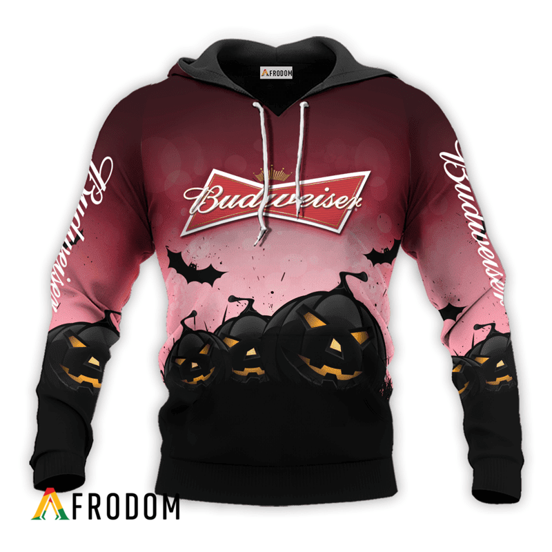 Budweiser Halloween Night Pumpkin Hoodie HU