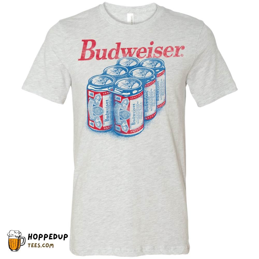 Budweiser Iconic Six Pack White T-Shirt – HU