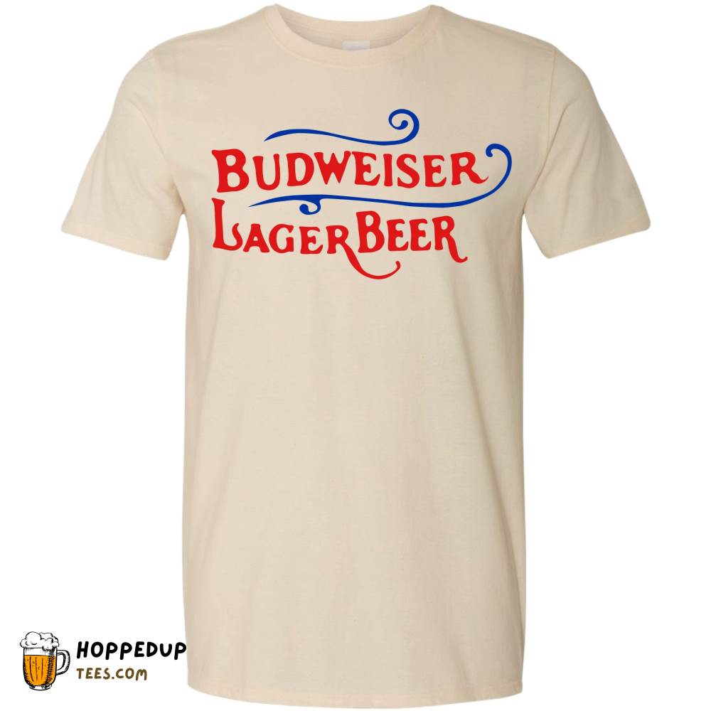 Budweiser Lager Swirl Natural Graphic Tee HU