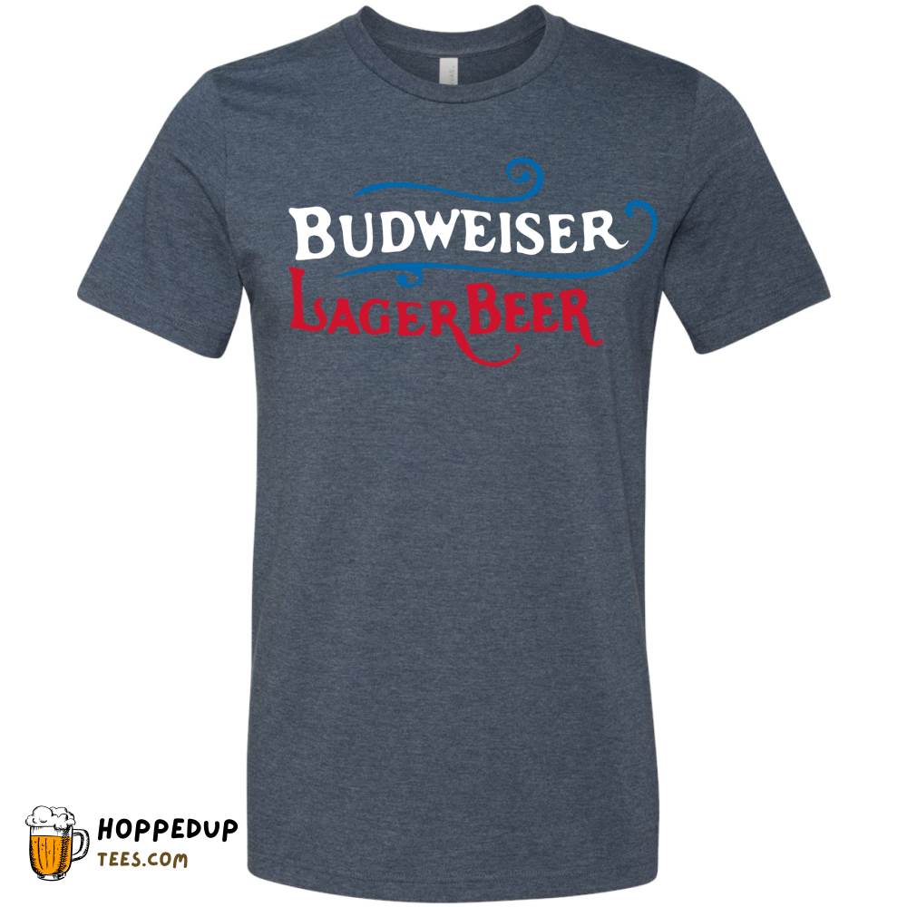 Budweiser Lager Swirl Navy Tee Collection HU