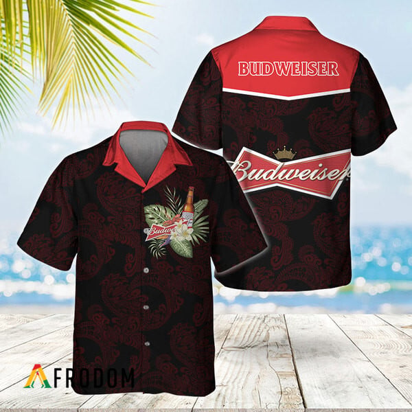 Budweiser Polynesian Tribal Unisex Hawaiian Shirt HU