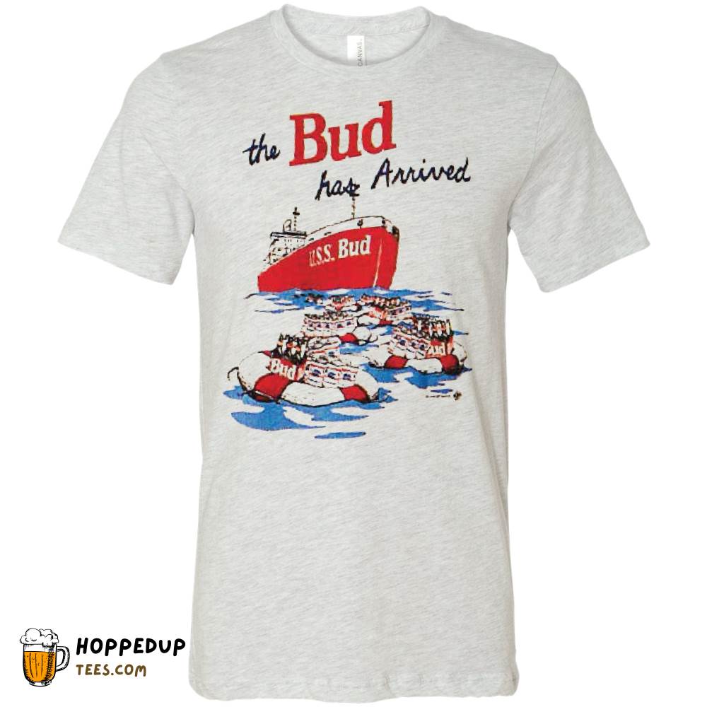 Budweiser Ship Illustration White Tee – HU