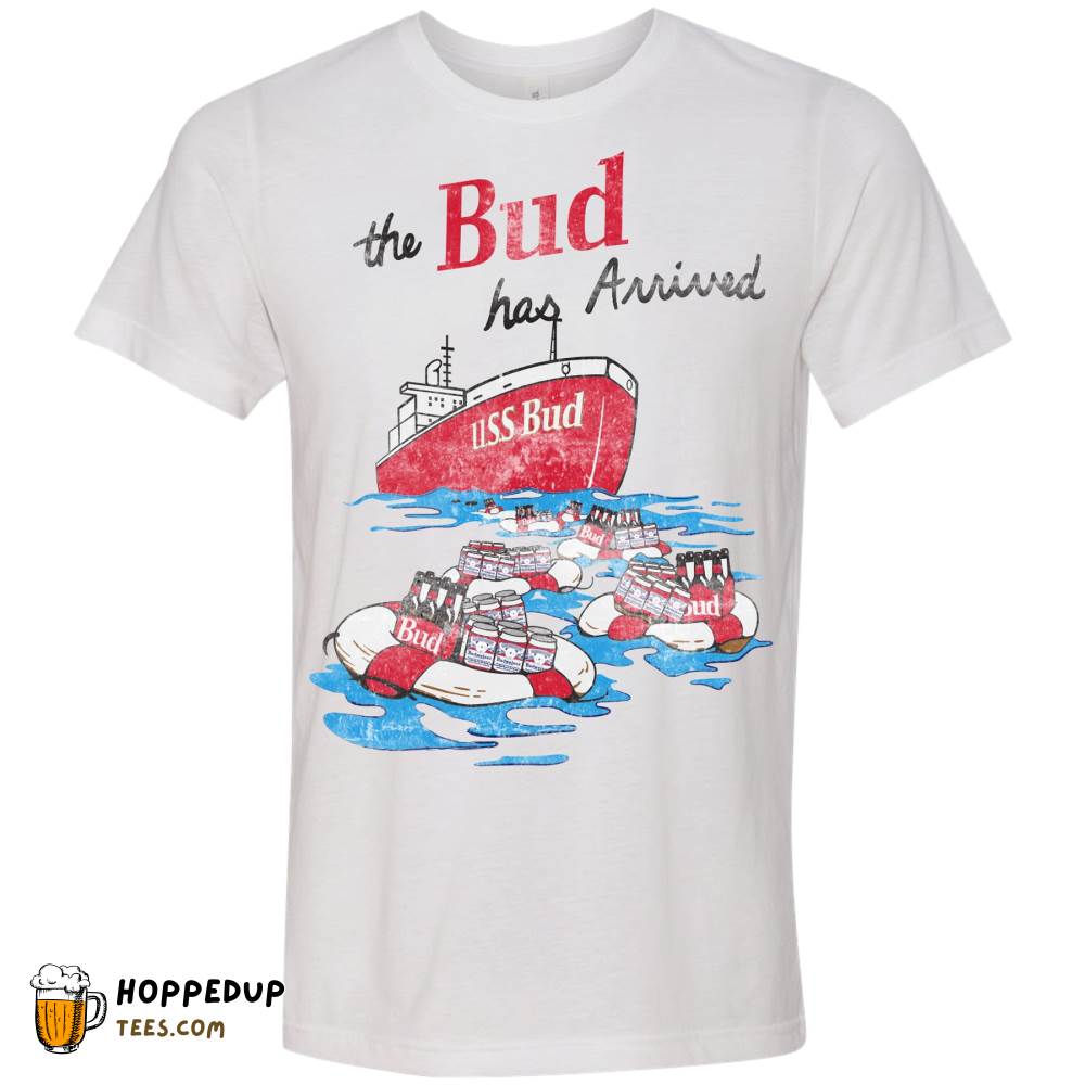 Budweiser Ship Illustration White Tee – HU