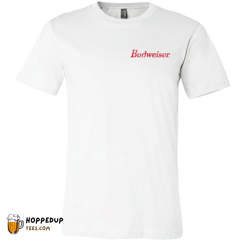 Budweiser Six Pack Illustration White Tee – HU Budweiser Six Pack Illustration White Tee – HU