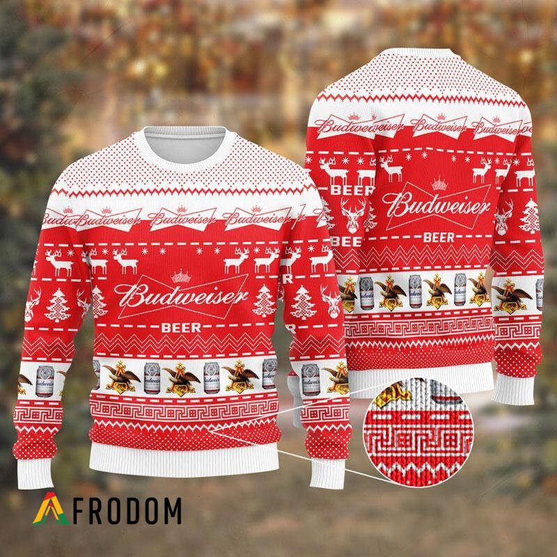 Budweiser Ugly Christmas Sweater HU