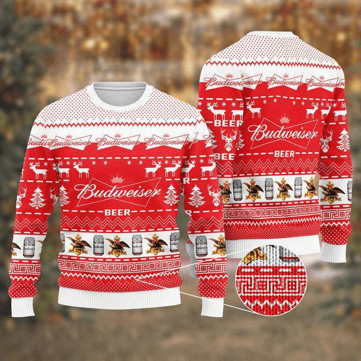 Budweiser Ugly Christmas Sweater HU