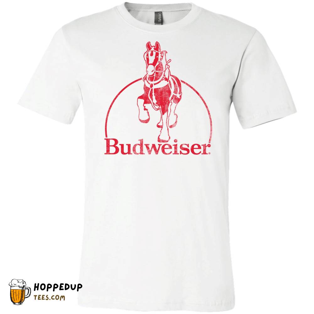Budweiser Vintage Clydesdale Red T-Shirt HU
