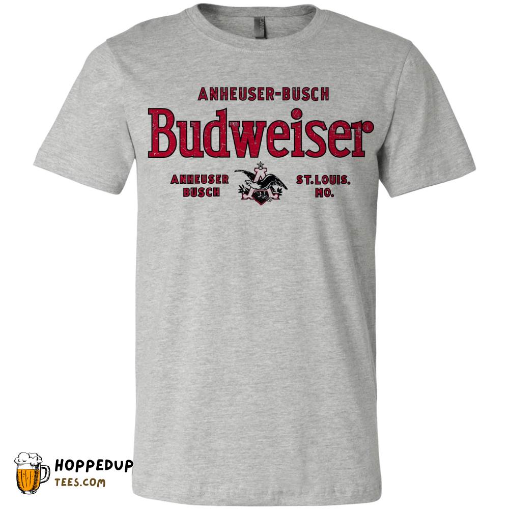 Budweiser Vintage Sign Athletic Heather Tee – HU