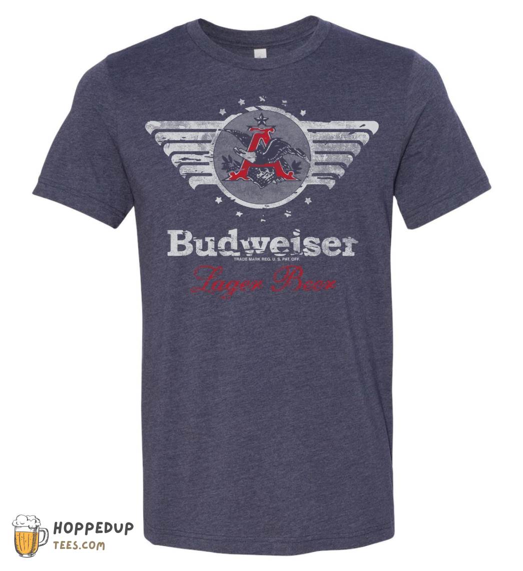 Budweiser Vintage Wing Custom T Shirts