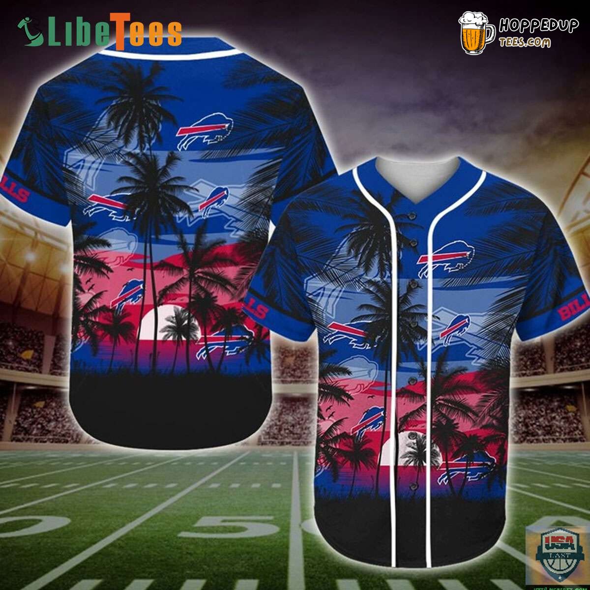 Buffalo Bills Baseball Jersey Palm Tree Perfect Gifts For Your Loved Ones Jersey Shirt