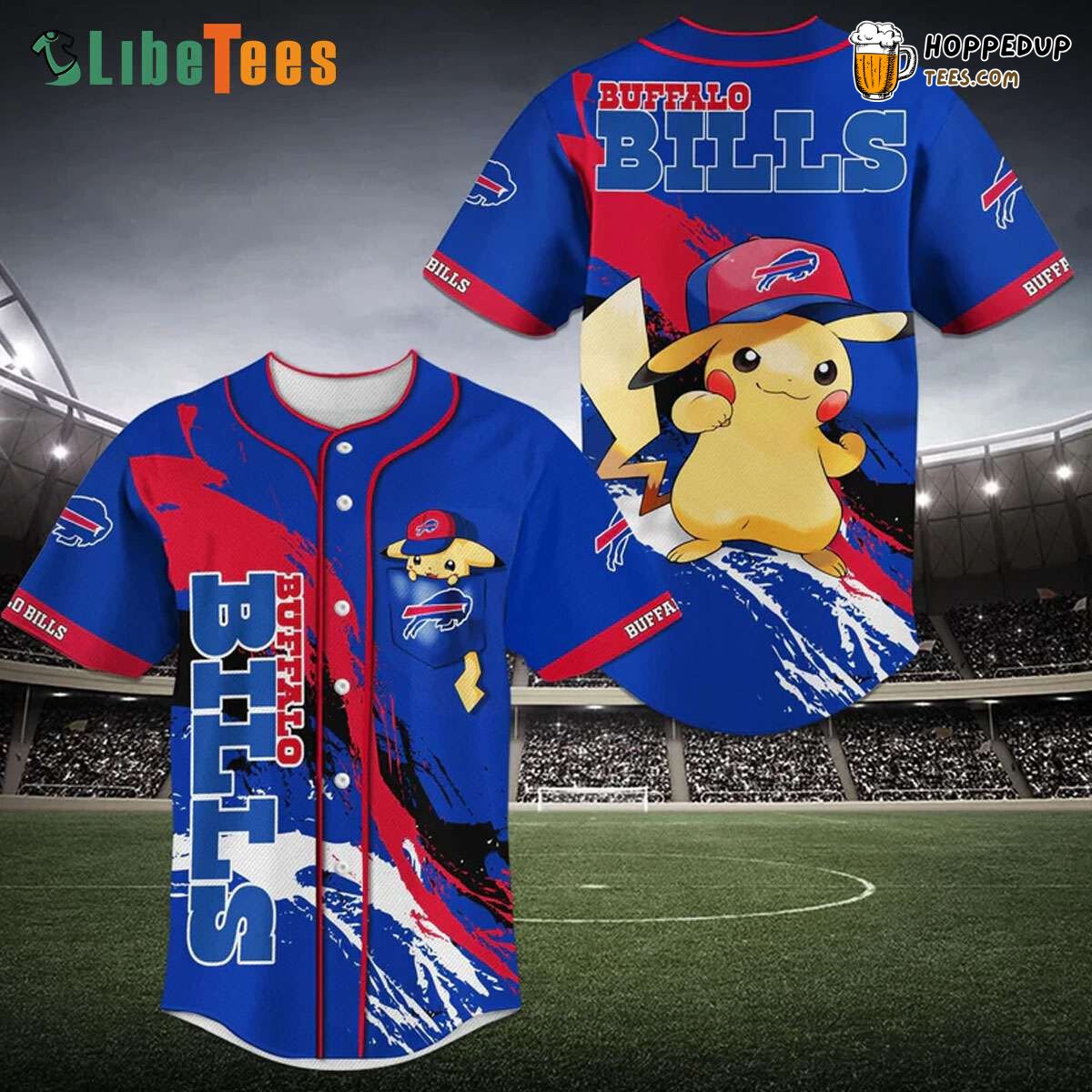 Buffalo Bills Baseball Jersey Pikachu Perfect Gifts For Your Loved Ones Jersey Shirt