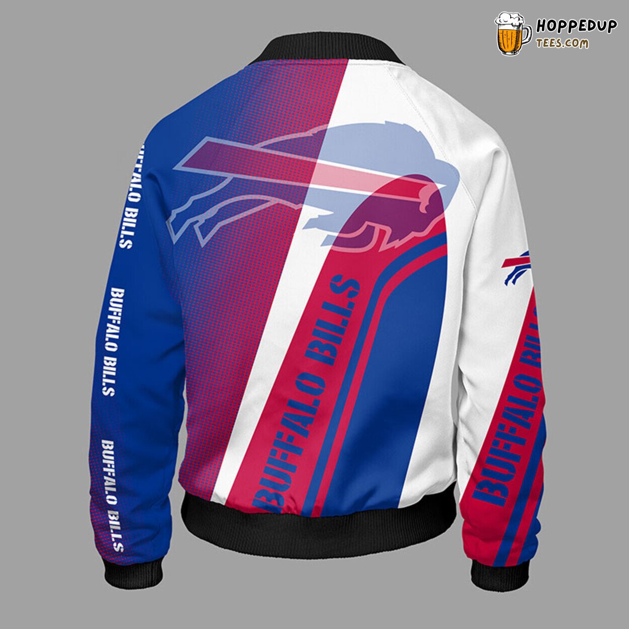 Buffalo Bills NFL Blue Unisex Bomber Jacket Distinct Stylish Look